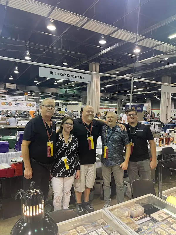 The Harbor Coin Family at a coin show