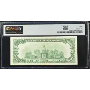 $100 1928-A.  Small Size $100 Federal Reserve Notes 2151-H (2)