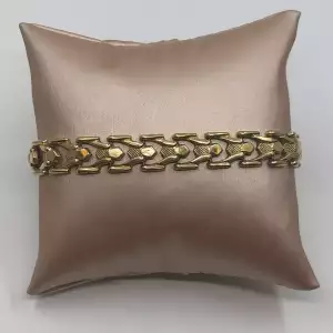 14K Yellow Gold Bracelet 7.5 Inches 