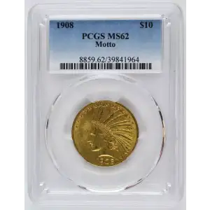 1908 $10 Motto