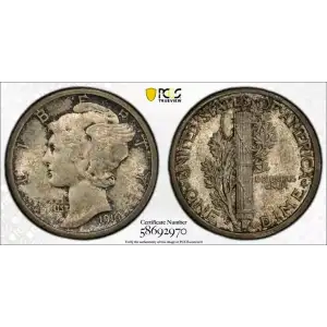 1916-D 10C, FB