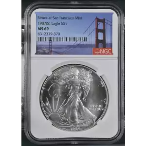 1987(S) Struck at SF Mint  (2)