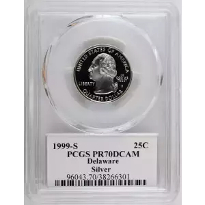 1999-S 25C Delaware Silver, DCAM (2)