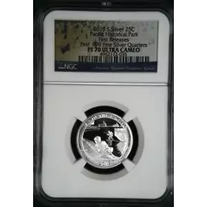 2019 S Pacific Historical Pk-FR 1st .999 Fine Silver Qtr ULTRA CAMEO (2)