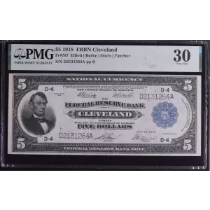 $5 1918  Federal Reserve Bank Notes 787