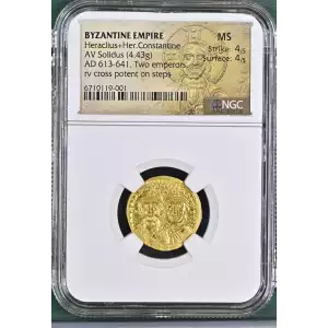 Byzantine Empire Maur.Tiberius AV Solidus  (2)