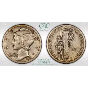 Dimes---Winged Liberty Head or Mercury 1916-1945 -Silver- 1 Dime