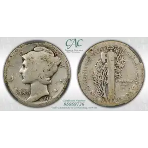 Dimes---Winged Liberty Head or Mercury 1916-1945 -Silver- 1 Dime