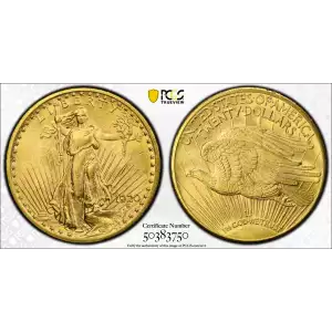 Double Eagle---Saint Gaudens 1907-1933 -Gold- 20 Dollar (2)