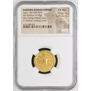 Eastern Roman Empire Leo I AV Solidus 