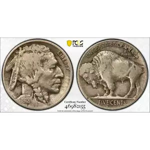 Nickel Five Cent Pieces-Indian Head or Buffalo