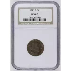 Nickel Five Cent Pieces-Indian Head or Buffalo