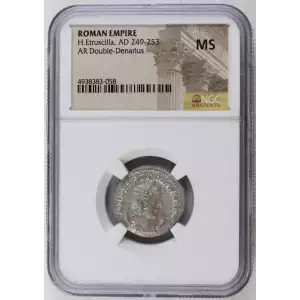 Roman Empire H.Etruscilla AR Double-Denarius 