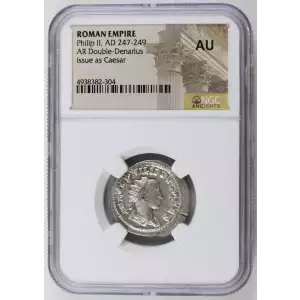 Roman Empire Phillip II AR Double-Denarius  (2)