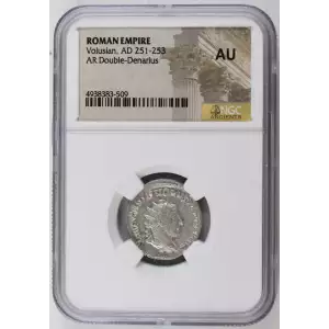 Roman Empire Volusian AR Double-Denarius 