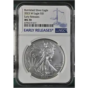 2023 W Early Releases Burnished Silver Eagle (2)