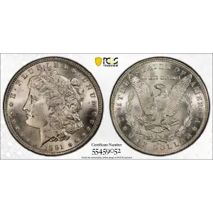 1891-CC $1 VAM 3, Spitting Eagle TOP 100 (2)
